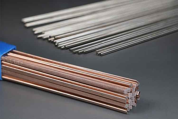 Brazing rod and silver electrode